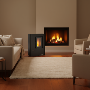 Poêle à granulés LUISELLA 5.0 Maxi WiFi Noir 7kW Classe A+ 1294902 - Product Image 3