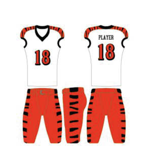 Uniforme de fútbol americano juvenil transpirable de alta calidad con logotipo personalizado estampado de talla grande conjunto cómodo servicio OEM - Product Image 4