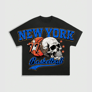 Tendance hommes décontracté de haute qualité personnalisé lettre impression T-Shirts pour hommes goutte épaule col rond manches courtes T-Shirt hommes - Product Image 1