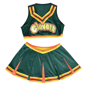 Conjunto de disfraz de animadora de LICRA de Halloween para niñas, vestido elegante para niños, fiesta de cumpleaños de Halloween - Product Image 6