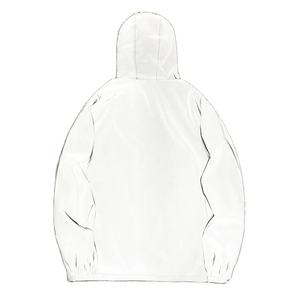 Chaqueta cortavientos de lona transpirable para hombre personalizada del fabricante, chaqueta reflectante cuadrada, características reflectantes para exteriores, servicio OEM - Product Image 1