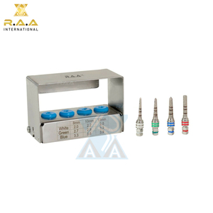 Dental Tissue <b>Punch</b> Kit Metal Surgical Instrument <b>Set</b> with Bur Holder CE Certified Class I Manual Dental Surgery Tools - Product Image 3