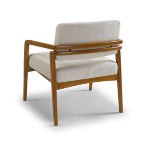 Muebles de playa versátiles para hoteles al aire libre, silla de salón, Material de madera maciza de teca y cojín, diseño moderno-Sila - Product Image 4