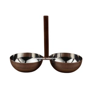 Cuenco de chocolate de metal de alta calidad, diseño personalizado, dulce cuenco hecho a mano, forma redonda, nuevo cuenco de chocolate elegante - Product Image 1