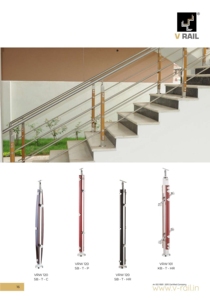 Rampe commerciale en acier inoxydable au design moderne pour balcon et hôtel de qualité supérieure à l'exportation - Product Image 2