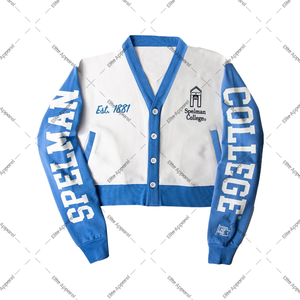 เสื้อสเวตเตอร์ถักคอตตอน100% ผู้หญิงเสื้อสเวตเตอร์ถักลาย spelman collep - Product Image 1