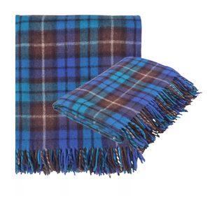 ผ้าห่มขนสัตว์สีฟ้าของ Buchanan ดีไซน์ใหม่ - Product Image 1