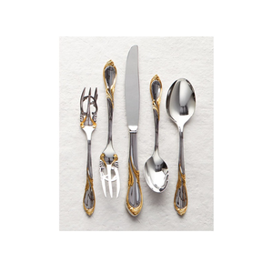 Vente en gros d'ensembles de couverts en métal de haute qualité comprenant une cuillère et un couteau à beurre pour la décoration de la maison et du mariage au meilleur prix - Product Image 4