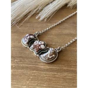 Southwest Handmade Wild <b>Horse</b> Sterling Silver Moon Star Necklace <b>Gift</b> <b>for</b> <b>Horse</b> <b>Lovers</b> - Product Image 4
