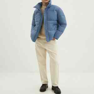 แจ็กเก็ตปลาปักเป้าสำหรับผู้ชายเสื้อโค้ทบุนวมสำหรับใส่สบาย - Product Image 2