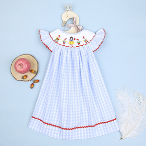 ชุดเดรสบิชอปลำลองน่ารักสำหรับเด็กผู้หญิงชุดเสื้อคลุมหลวมๆชุดฤดูหนาวของเด็ก3D ปักลายแขนกุด100% - Product Image 2