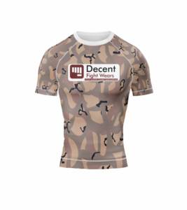 Custom Men's Fitness Sportswear Compresión MMA BJJ Muay Thai Jiu Jitsu Rashguard - Product Image 1