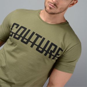 100% วิจิตรแหวนปั่นหวีผ้าฝ้าย OPtech 200 Gsm เดียวเสื้อพอดีแขนสั้นสีกากีสีเขียวบุรุษเสื้อยืดยาว - Product Image 5