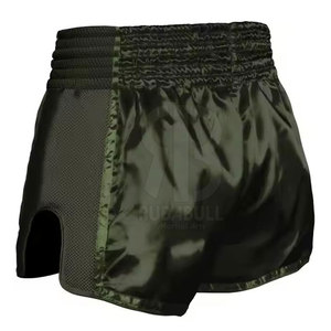Pantalones Cortos de Boxeo para Hombre de Color Sólido con Diseño de Logotipo Frontal, Transpirables y de Secado Rápido, Ropa de Entrenamiento para Exteriores, Ajuste Cómodo - Product Image 2