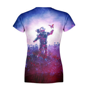 เสื้อยืดพิมพ์ซับลิเมชันสำหรับผู้ชายเสื้อยืดพิมพ์ลาย100% โพลีเอสเตอร์แขนสั้นพิมพ์ลาย - Product Image 3