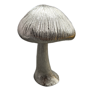 Structure champignon en métal moderne personnalisable, petit ornement de table durable pour la décoration intérieure ou les sculptures de jardin. - Product Image 1