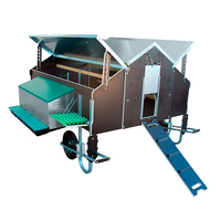 Nouvelle poulailler mobile de 1,5 x 1,8 m