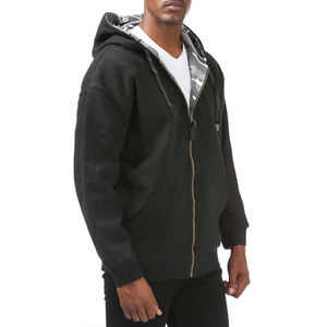 เสื้อโค้ทมีฮู้ดผ้าเฟรนช์เทอร์รี่มีซิปรูดไซส์ออกแบบโลโก้ได้ตามต้องการ - Product Image 3