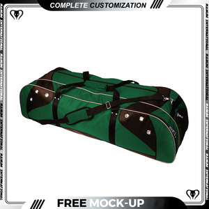 La mejor bolsa de hockey de campo personalizada de fábrica, bolsa de Lacrosse extra grande, capacidad para todos los equipos de Lacrosse con soportes para palos a la venta - Product Image 3