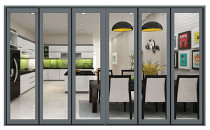 Puertas corredizas de gran altura EuroHa personalizadas Perfiles de aluminio de la serie 6000 líderes en la industria Corte de acabado sin costura de temple de - Product Image 6