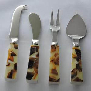 Fromage Couverts produits fromage gadgets ensemble Résine et acier inoxydable couteau à fromage ensemble batterie de cuisine ensembles cuisine - Product Image 4