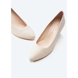 Sandali da donna con zeppa Espadrille in tela ricamata con rosa - Product Image 3