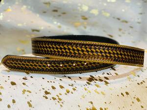 Handmade Embroidery <b>Tooling</b> Leather Needle Work <b>Belt</b> Alloy Pin Buckle Adjustable Size Hand Painted Accessory Sale Direct Factory - Product Image 5