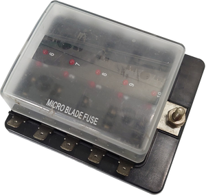 Bloque de fusibles con LED, para mini fusible de perfil bajo - Product Image 1