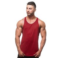 Camiseta sin Mangas para Hombre 100% Algodón Orgánico, para Gimnasio, Secado Rápido, Diseño Personalizado, Tejido Transpirable, Casual, Tallas Grandes, Lavado Ecológico