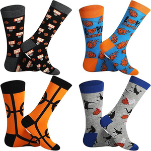 Juego de 5 Pares de Calcetines Deportivos para Hombre con Amortiguación, Calcetines de Baloncesto, Ciclismo, Running, Senderismo, Tenis, Esquí, Calcetines Deportivos para Hombre 2025 - Product Image 4