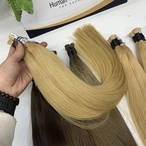 Extensiones de cabello Remy vietnamita liso natural al por mayor trama única color rubio negro onda profunda suelta mano suave virgen cruda - Product Image 6