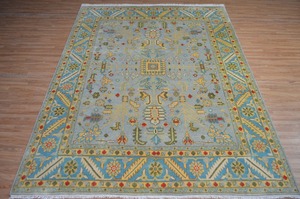 Juegos de alfombras de área Hariz de algodón clásico anudado a mano persa tradicional de alta calidad, patrón Floral antideslizante para mascotas - Product Image 2