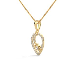 Elegantes colgantes finos chapados en oro de 14 quilates, diseño exquisito, artesanía Premium, diamantes, estilo clásico para mujer, certificado IGI - Product Image 2