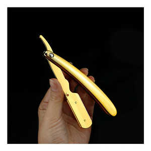 Navaja de Afeitar Recta Plegable de Acero Inoxidable de Alta Calidad para Barbería - Product Image 6