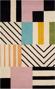 Tapis de sol tuftés à la main en laine 100% conçus sur mesure et de taille/tapis fait main - Product Image 3