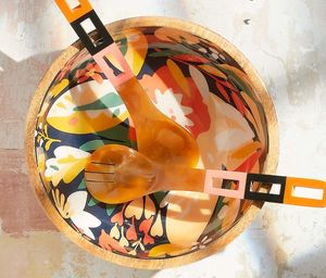 SALAD Friendly Modern Fancy Round Big Size Resin <b>Fruit</b> and Salad Bowls with Top Quality Handmade Serving Bowls Multi - Product Image 6