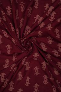 Tissus indiens à imprimé de fleurs personnalisées noires Coton Polyester Imprimé numérique pour robes de mariée Sacs Directement du fournisseur - Product Image 5