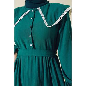 Robe Col Marin Vert Émeraude - Product Image 4