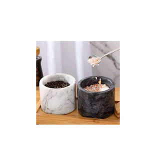 Boîte à épices en bois d'acacia massif et marbre, sucrier, sel, poivre, assaisonnement en bois naturel et taille personnalisée - Product Image 6