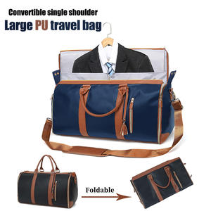 Hot Selling Foldable Suit Travel <strong>Bag</strong> Multifunctional <strong>Storage</strong> <strong>Bag</strong> Large Capacity PU Hand Luggage <strong>Bag</strong> - Product Image 2