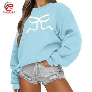 Sudadera estampada con diseño personalizado para mujer, ropa de descanso y ropa de calle de gran tamaño con forro polar, ropa de mujer - Product Image 3