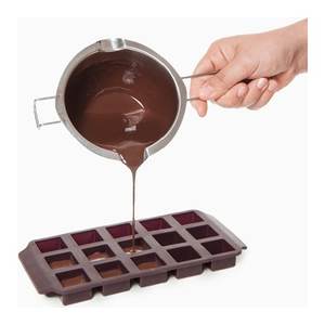 LA DOLCETTERIA Bain-marie double en acier inoxydable poli chromé 5245 Gp Me, bouilloire 11 cm - Product Image 2