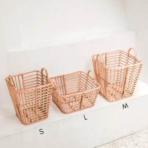 Juego de 3 Cestas de Mimbre para Ropa, Ecológicas y Multiusos, Hechas en Hanoi - Product Image 2