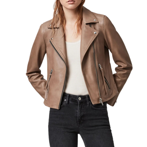 Veste en cuir pour femmes de haute qualité Nouvelle arrivée Respirante Faible MOQ Vestes en cuir pour femmes - Product Image 1