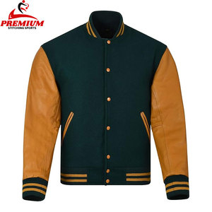 Vente en gros de vestes universitaires vierges de haute qualité Veste de baseball personnalisée pour hommes Veste universitaire pour hommes - Product Image 1