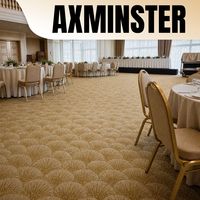 Tapis Axminster en laine de Nouvelle-Zélande, motif coquille Saint-Jacques, pour salle de banquet, salle de bal, restaurant, tapis mural