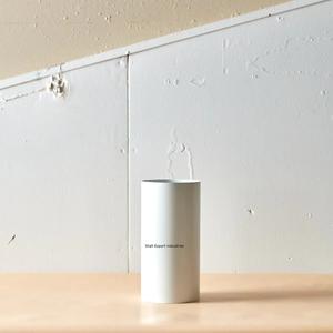 Jarrón floral de metal de diseño de lujo con forma de cilindro en color blanco para el hogar, sala de estar, decoración de mesa, jarrones de flores - Product Image 2