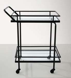 New Home Kitchen Furniture Metal Wine Rack Gold Wedding Serving <b>Drink</b> <b>Bar</b> Cart Trolley with Wheels in Cheap Prices - Product Image 5