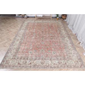 Vintage Turkish <b>Runner</b> Rug 0.7x11 ft, <b>Red</b> Persian Rug Wool - Product Image 1