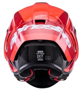 Casque authentique Alpine Stars Super Tech R10 Arius Double Red - Product Image 5